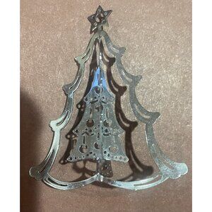Christmas Ornament -  "Christmas Tree" Silver Color
